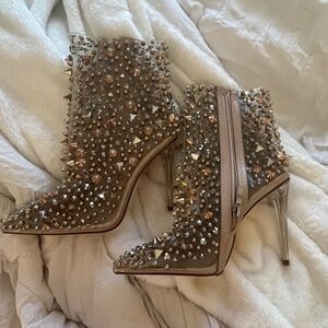 Studded booties